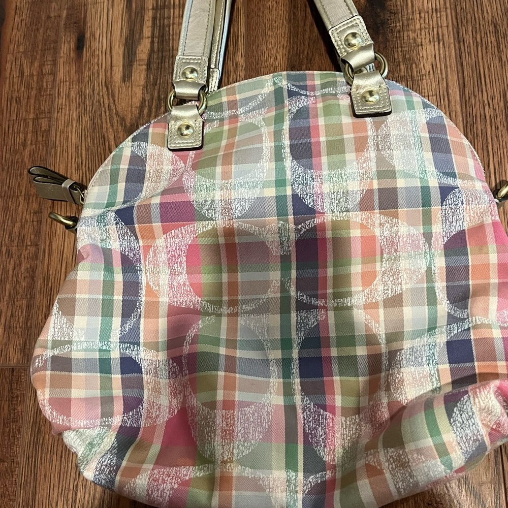 Coach plaid Multicolor Women's Bag